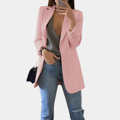 Bea Elegante Lange Damesblazer