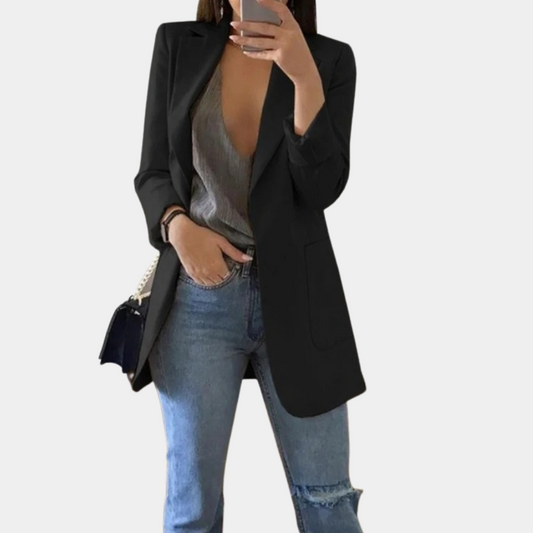 Bea Elegante Lange Damesblazer