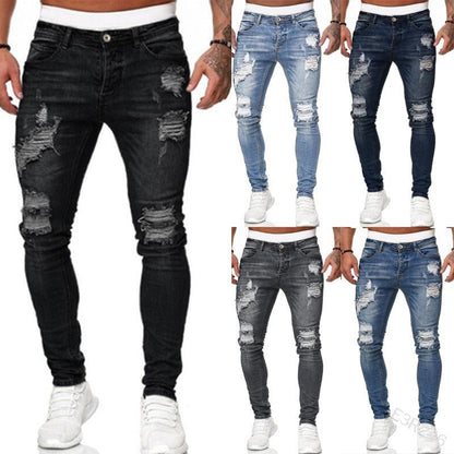 Benham - Ripped Slim Fit Herenjeans