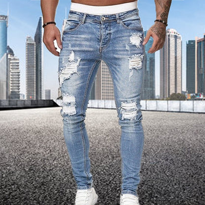 Benham - Ripped Slim Fit Herenjeans