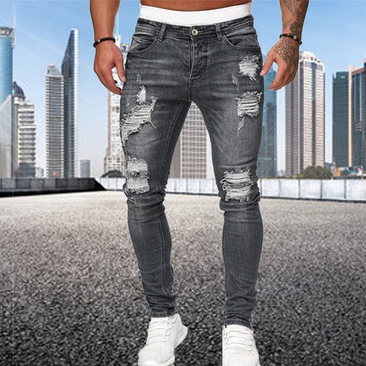 Benham - Ripped Slim Fit Herenjeans