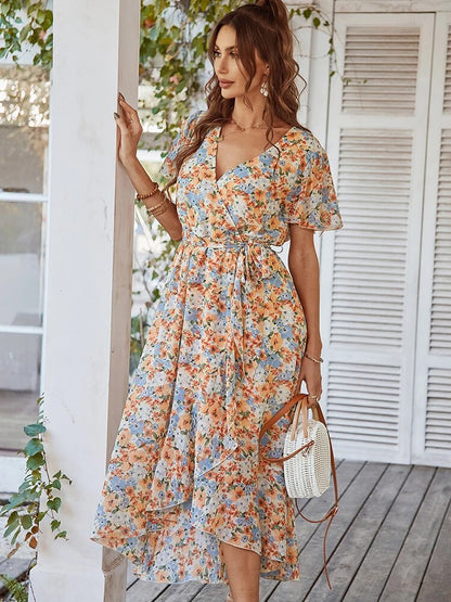 Boheemse Bloemenjurk - Zomerse Fleur