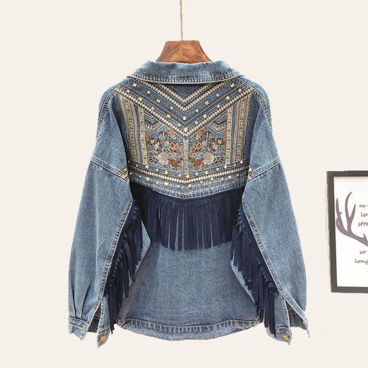 Boho Denim Jasje Dames - Piper Style