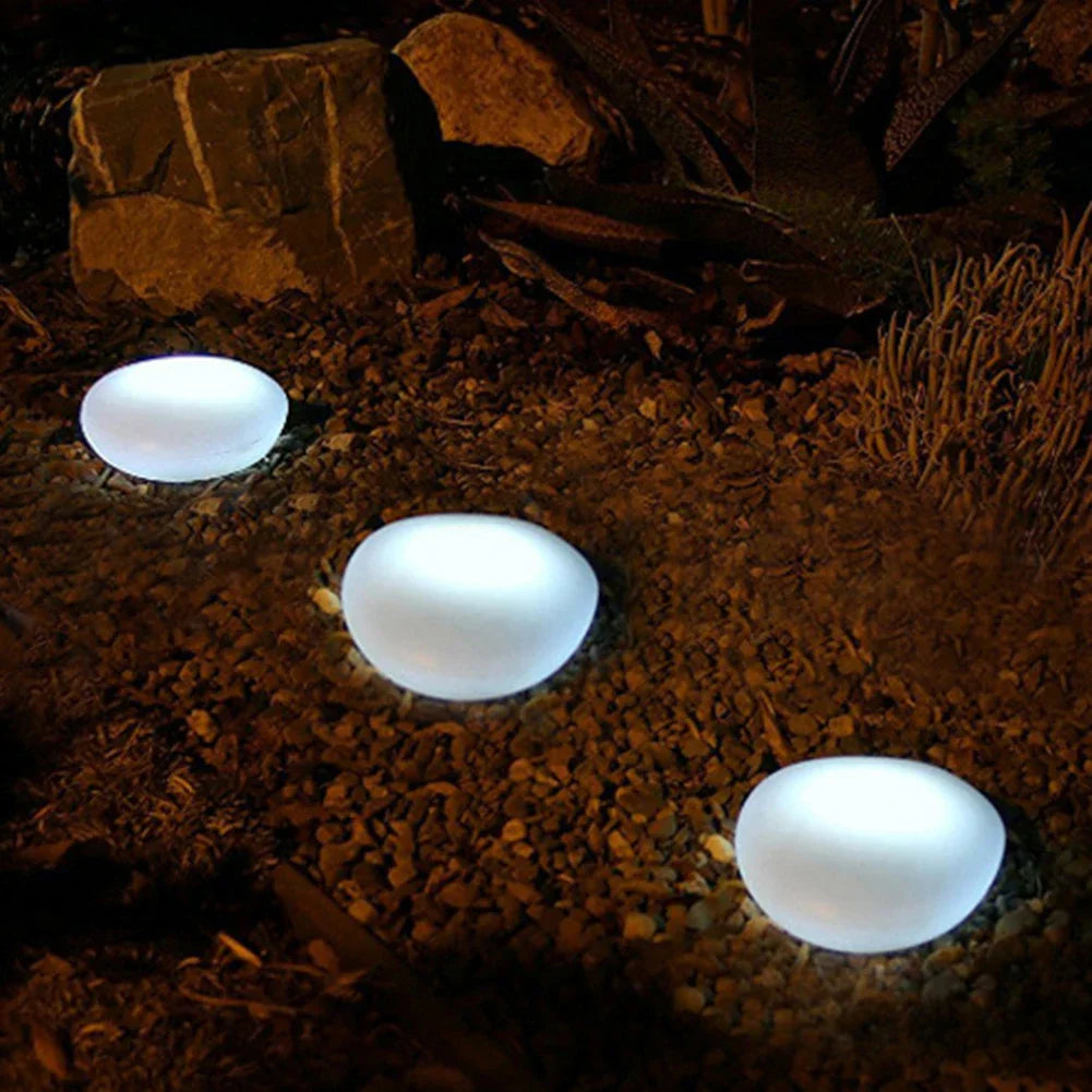 PebbleLight – Zonne-energie Kiezelsteenlamp voor Buiten