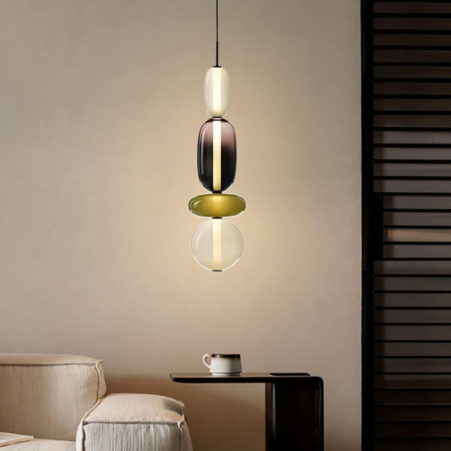 Gekonfijte Glazen Hanglamp | Luxe en Elegante Verlichting