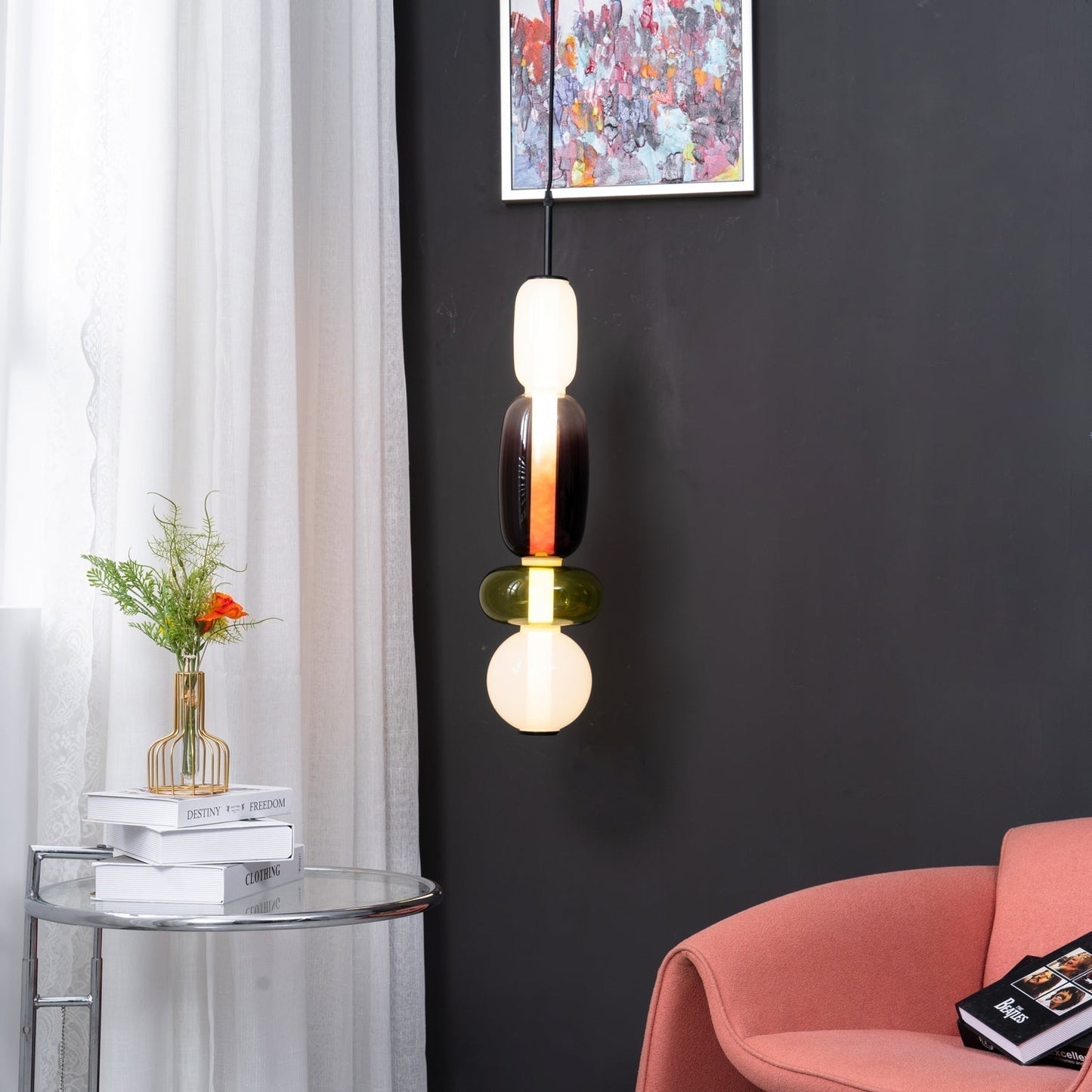 CandyGlow - Speelse Hanglamp met Suikerglas