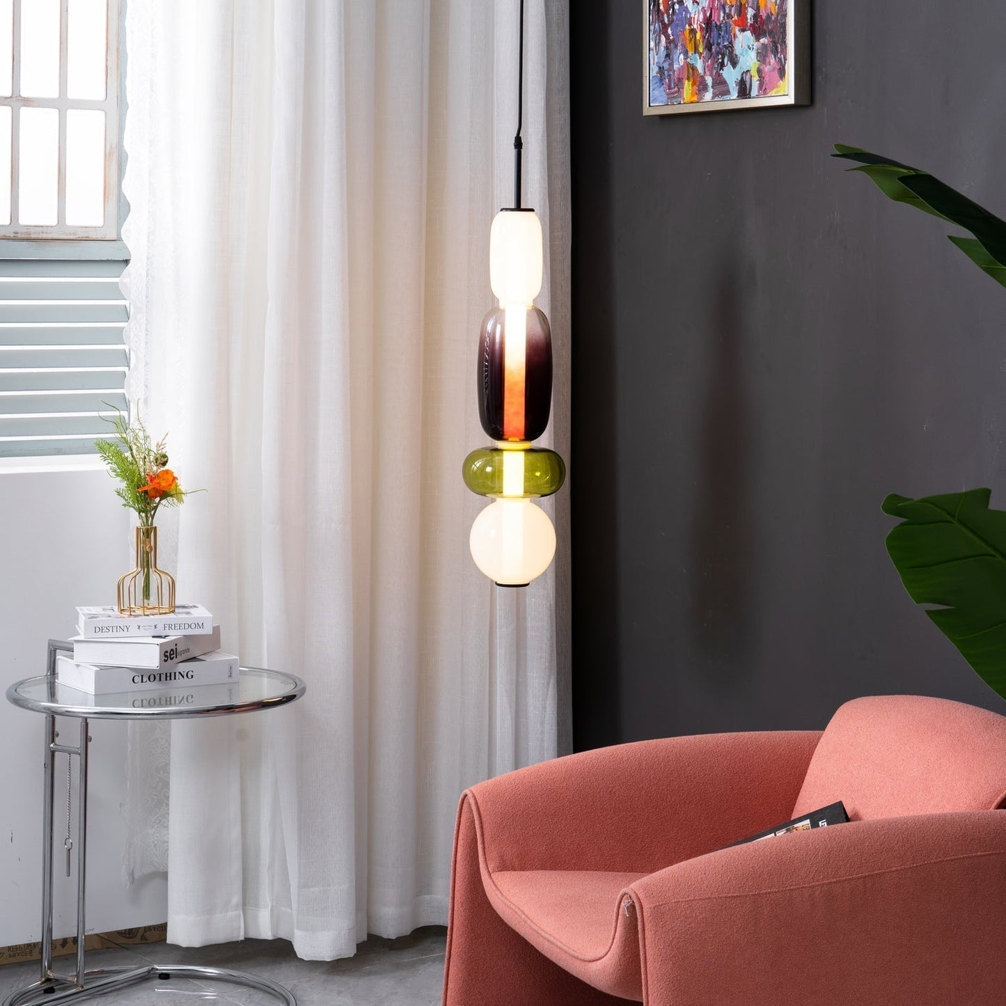 CandyGlow - Speelse Hanglamp met Suikerglas