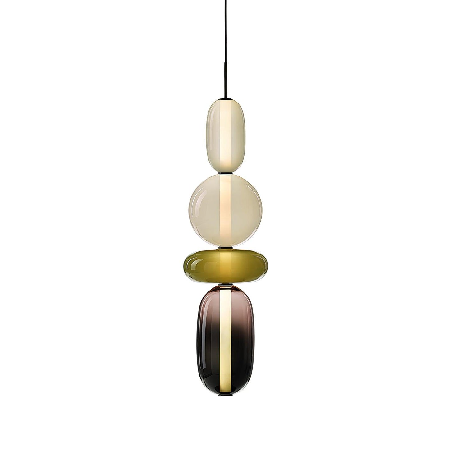 CandyGlow - Speelse Hanglamp met Suikerglas