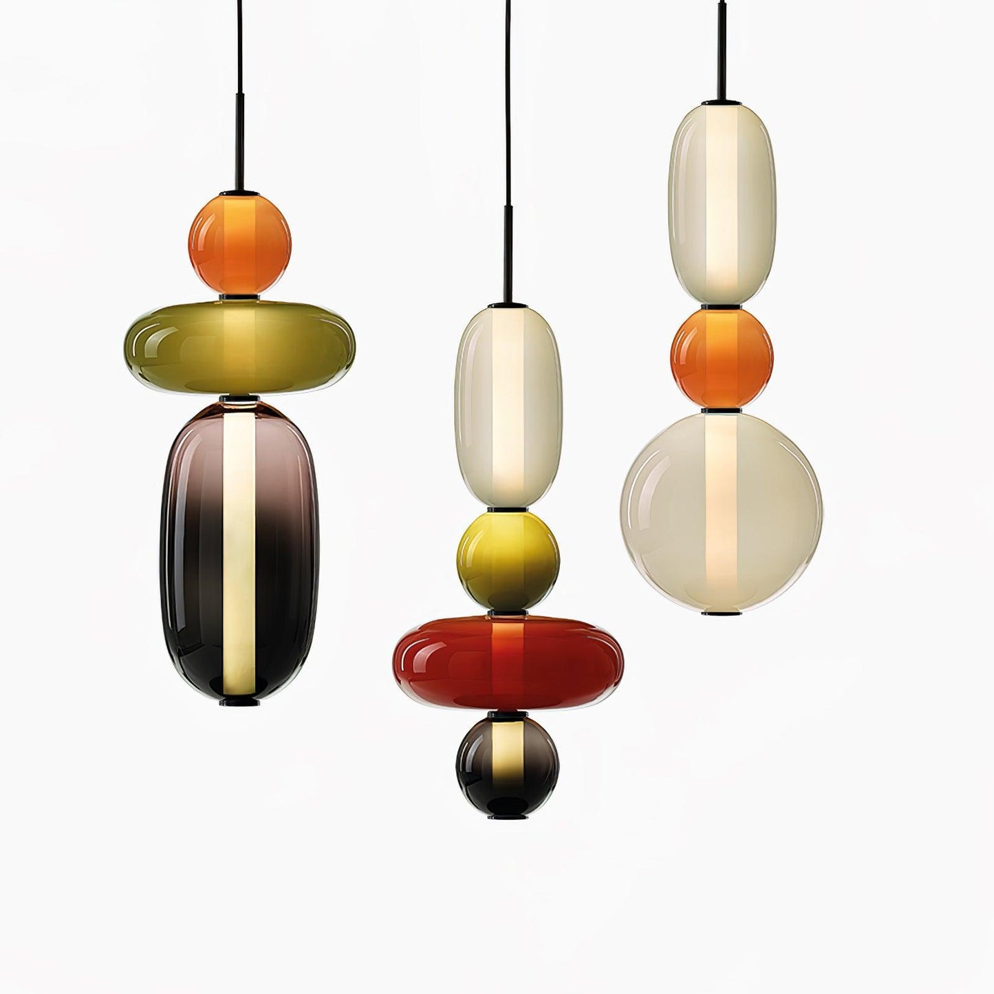 CandyGlow - Speelse Hanglamp met Suikerglas