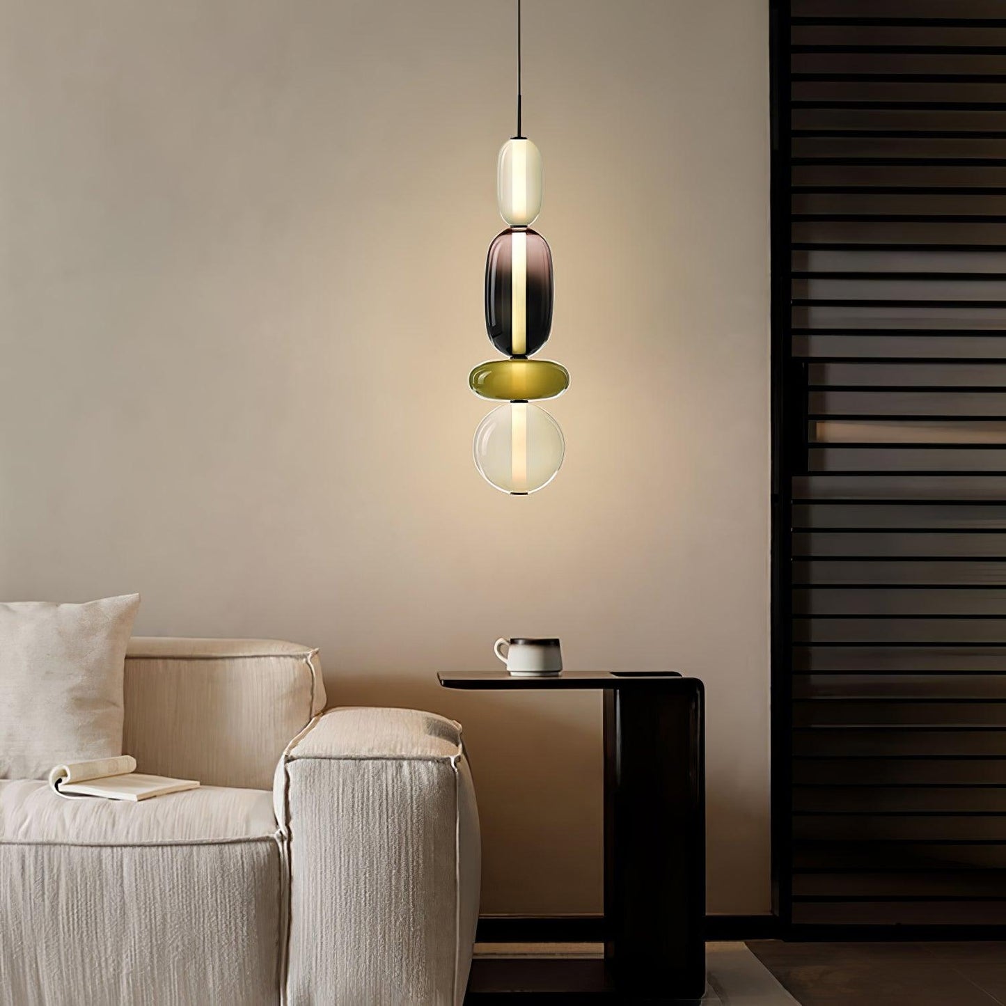 Gekonfijte Glazen Hanglamp | Luxe en Elegante Verlichting