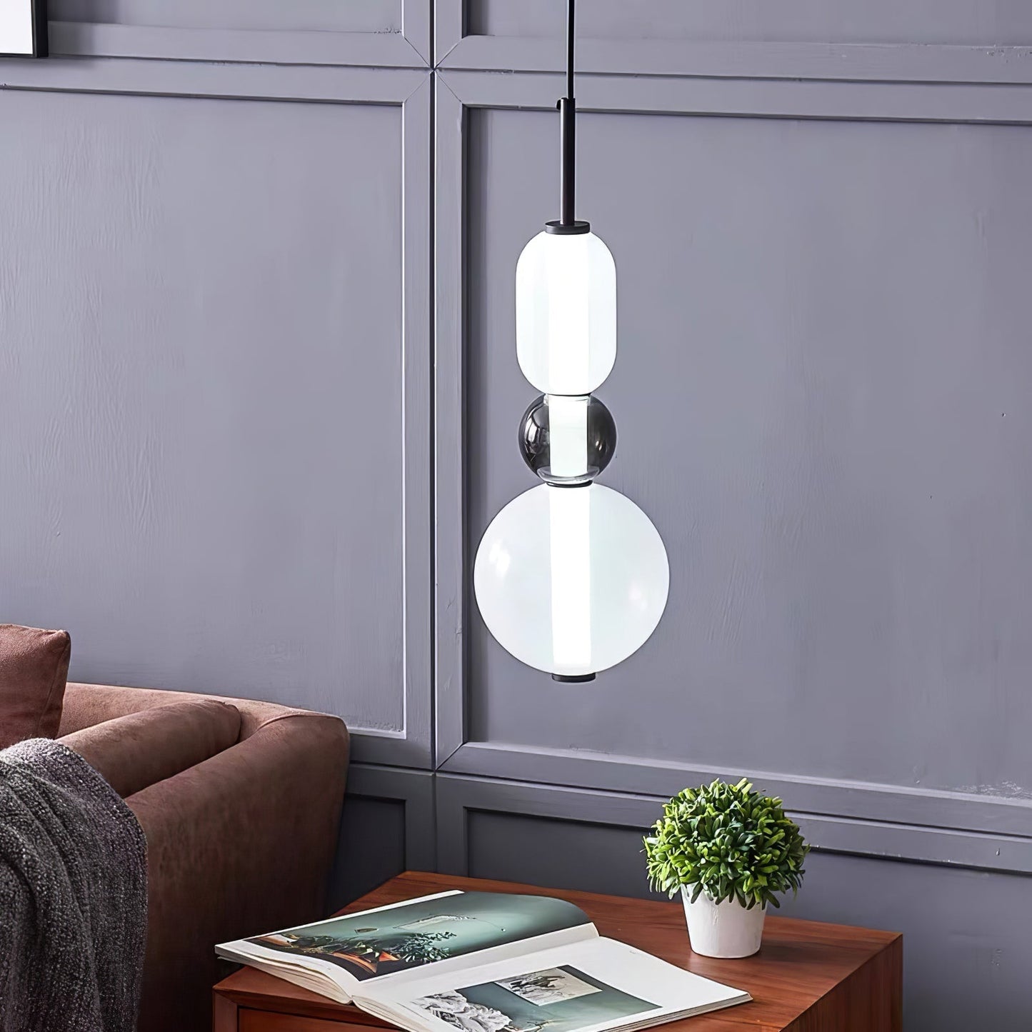 Gekonfijte Glazen Hanglamp | Luxe en Elegante Verlichting