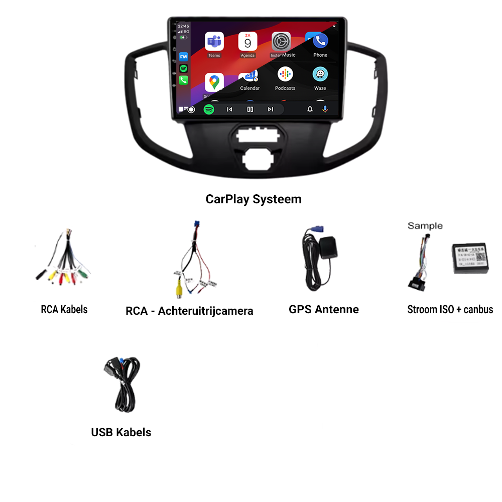 CarPlay & Android Auto Upgrade Ford Transit