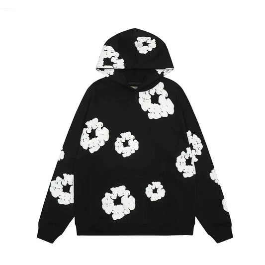 Casual Dames Hoodie met Bloemenpatroon