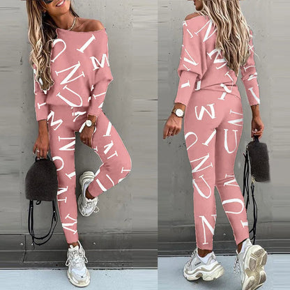 Casual Damespak met Print - 2-delig Set