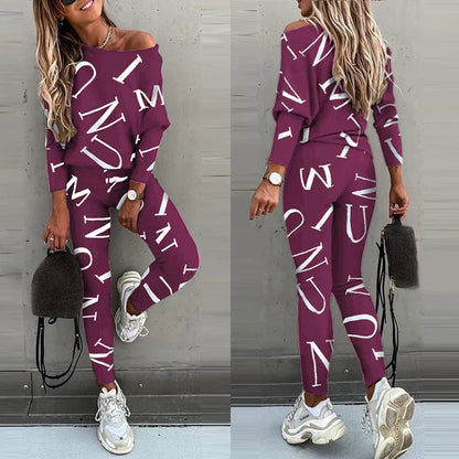 Casual Damespak met Print - 2-delig Set