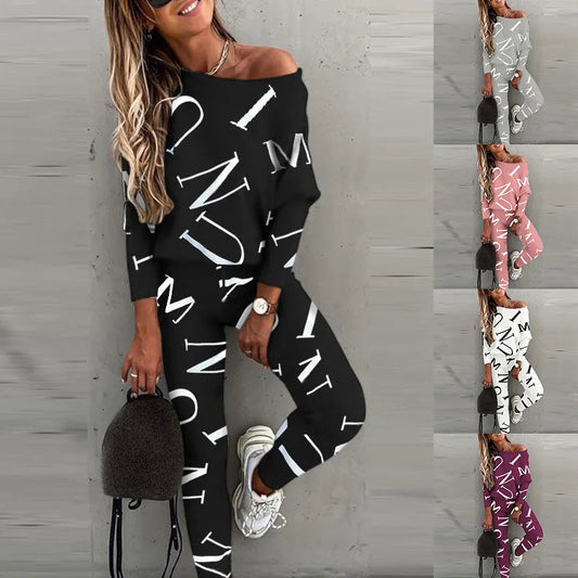 Casual Damespak met Print - 2-delig Set