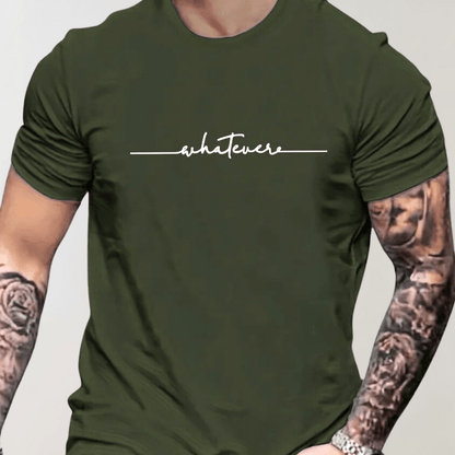 Casual Heren T-shirt Ronde Hals Classic