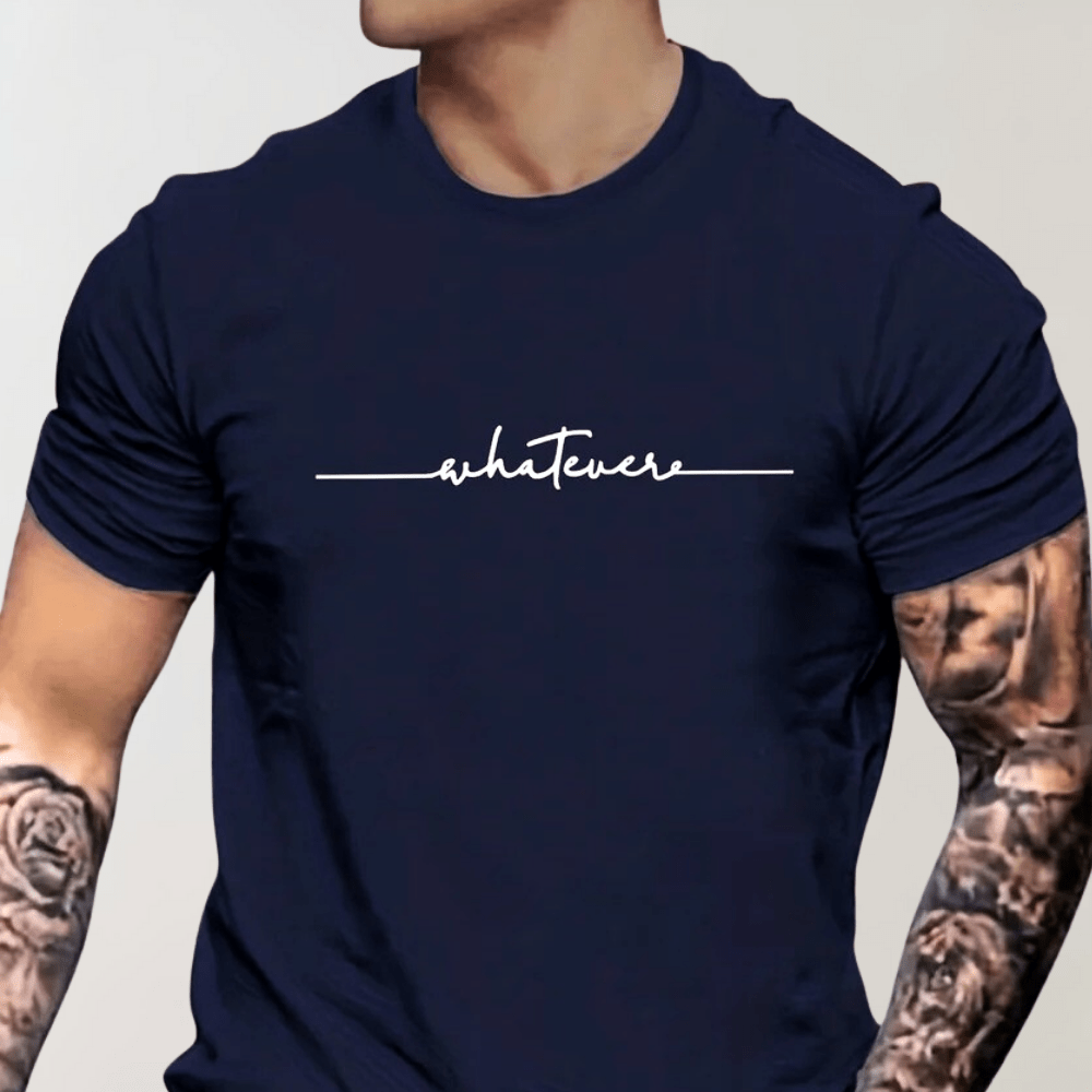 Casual Heren T-shirt Ronde Hals Classic