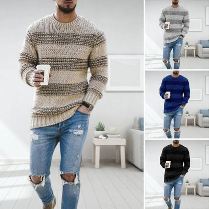Casual Herentrui Ronde Hals Lente Stijl