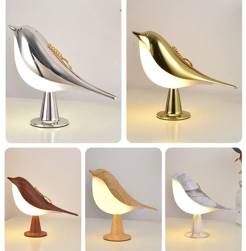 Charmante Dimbare Vogel Bedlamp met Aanraakbediening