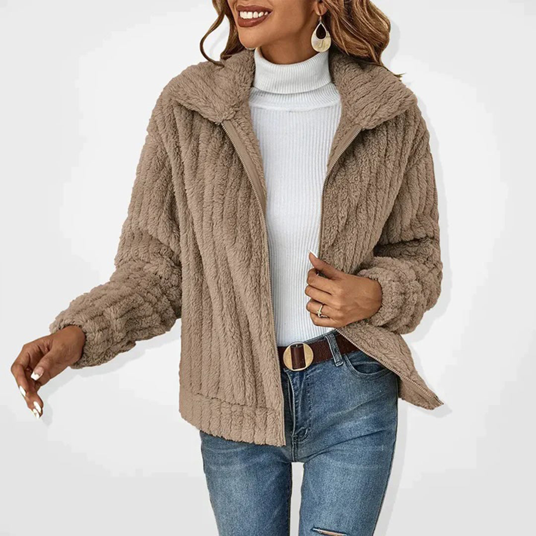 Cianne - Elegant Lang Fleece Vest Dames