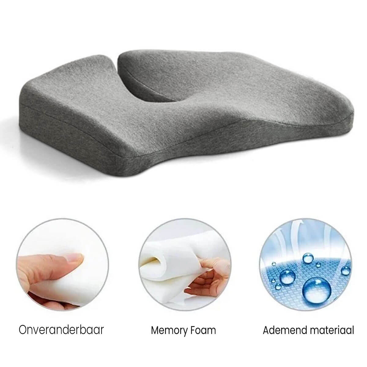 ComfortPlus Ergonomisch Zitkussen voor Gezonde Houding
