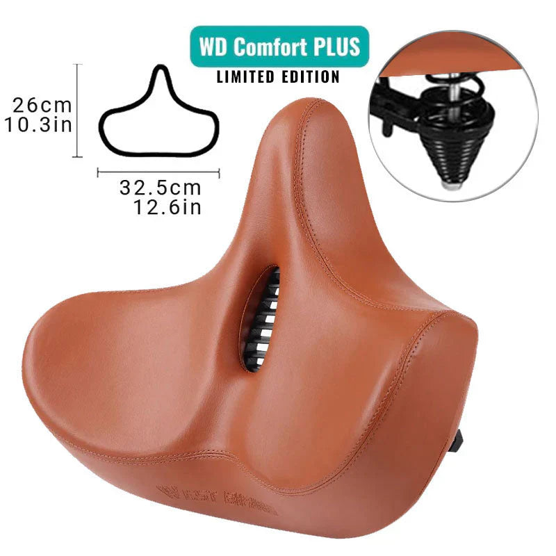 Comfortabel Fietszadel met Brede Zitting