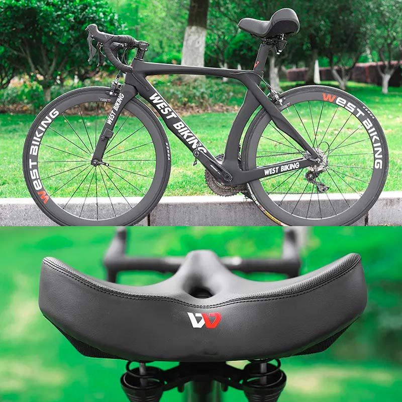 Comfortabel Fietszadel met Brede Zitting