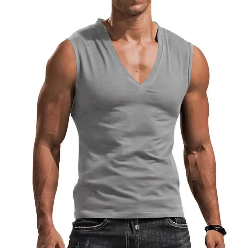 Comfortabel Mouwloos Zomershirt voor Heren