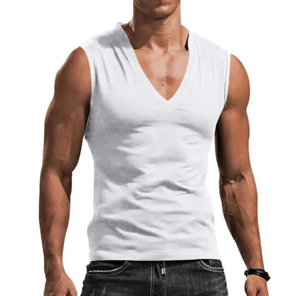 Comfortabel Mouwloos Zomershirt voor Heren