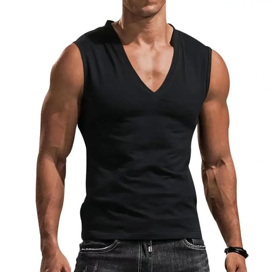 Comfortabel Mouwloos Zomershirt voor Heren