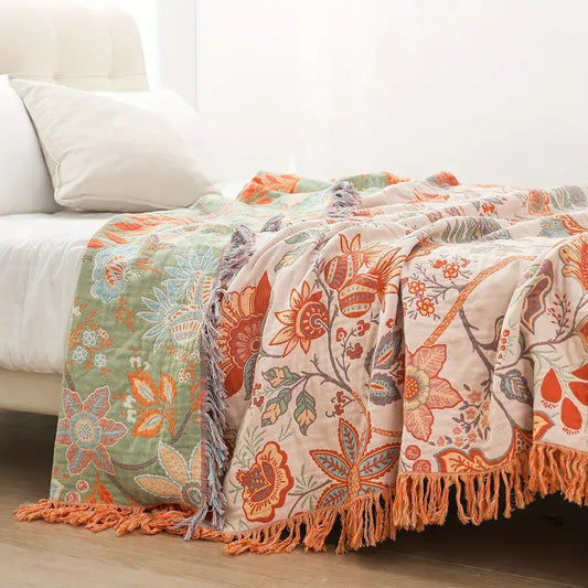 Comfortabel en Stijlvol Picknickkleed Bloemenprint