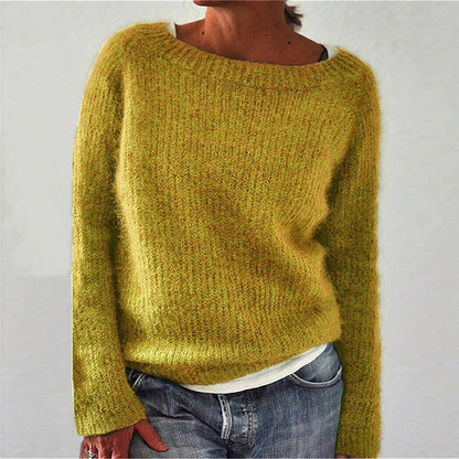 Comfortabele Damestrui - Cindy Gebreide Pullover