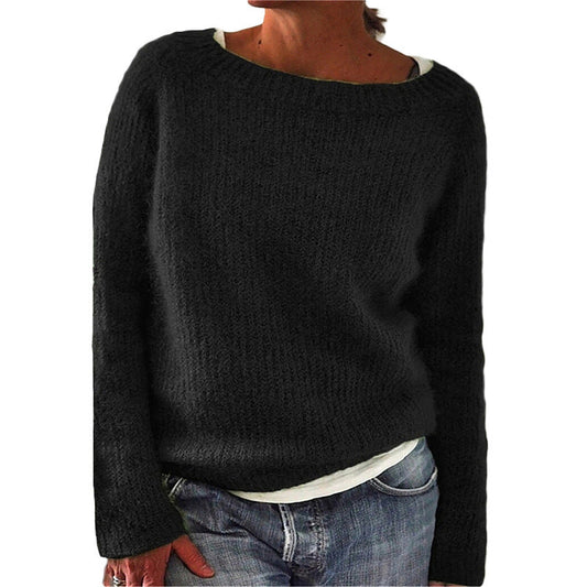 Comfortabele Damestrui - Cindy Gebreide Pullover