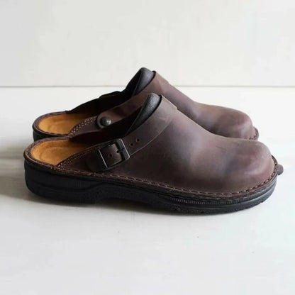 Comfortabele Herenpantoffels van Faux Leer