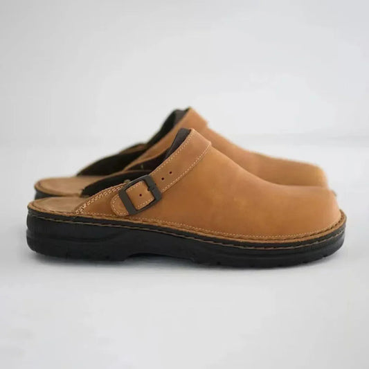 Comfortabele Herenpantoffels van Faux Leer