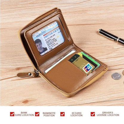 Compacte RFID Portemonnee met Stijlvolle Bescherming