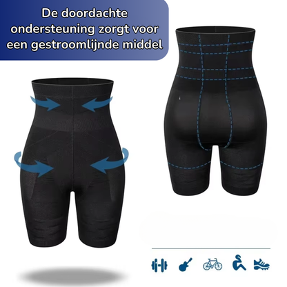 Compressie Broek - Bovenbeen en Rug Ondersteuning