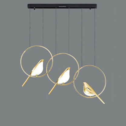 SkyLight - Hanglamp met Speelse Vogencirkel