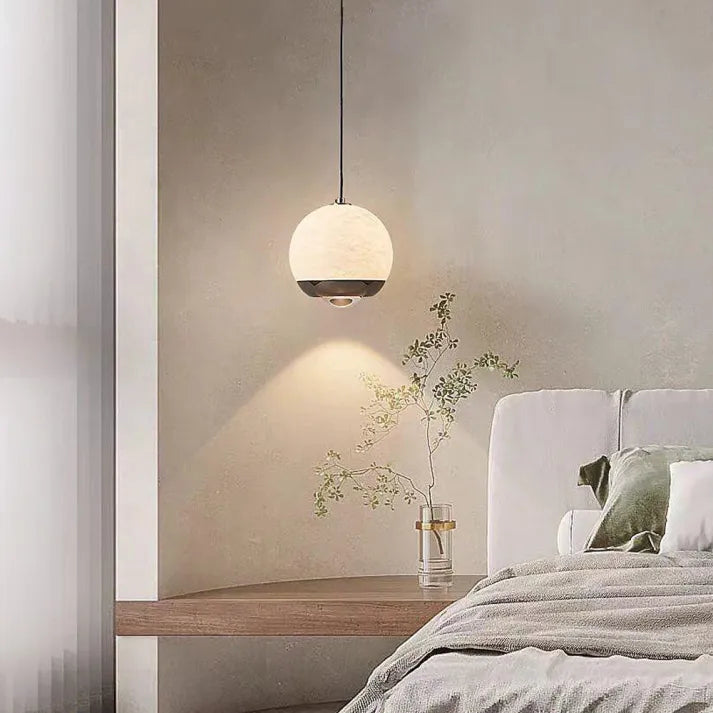 LumiereNordique - Luster van Marmer en Alabaster voor Luxe Verlichting