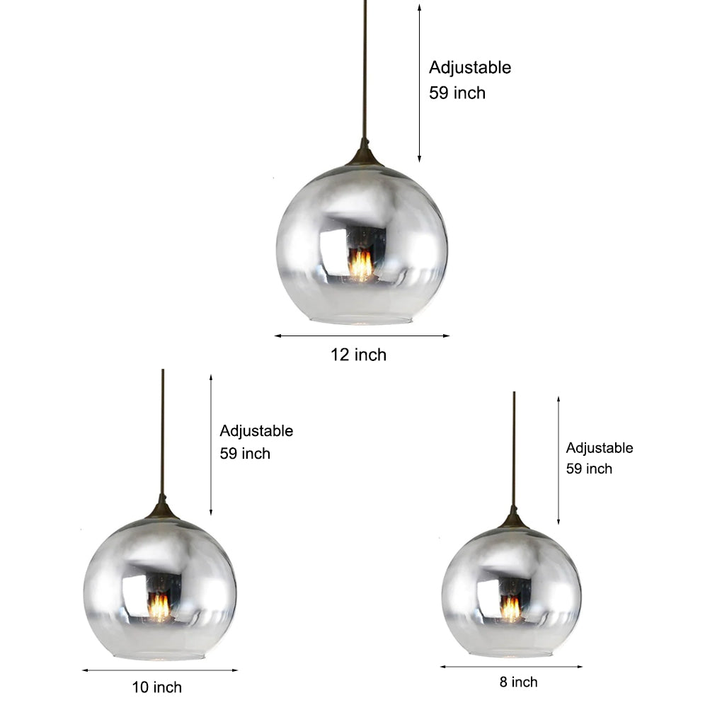 LichtMeester - Moderne Globe Design Hanglamp van Glas