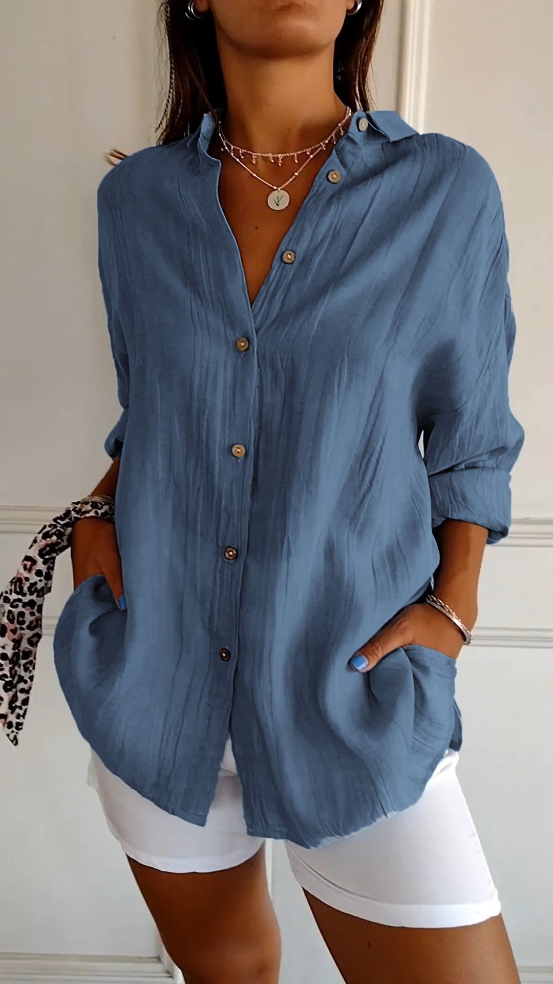Dames Casual Overhemd Carina - Stijlvol Design