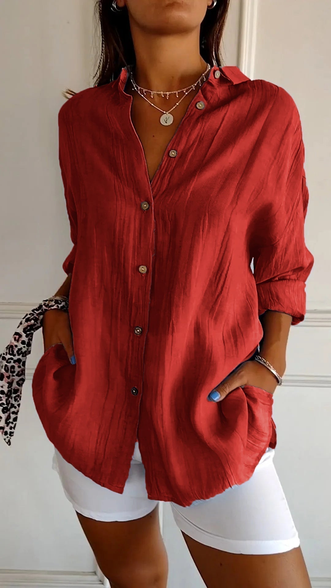 Dames Casual Overhemd Carina - Stijlvol Design