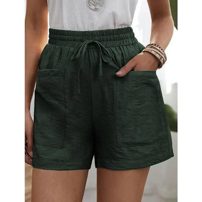 Dames Korte Broek Hoge Taille Elastiek