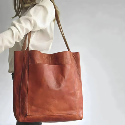 Dames Leren Tas - Ruime Opbergruimte