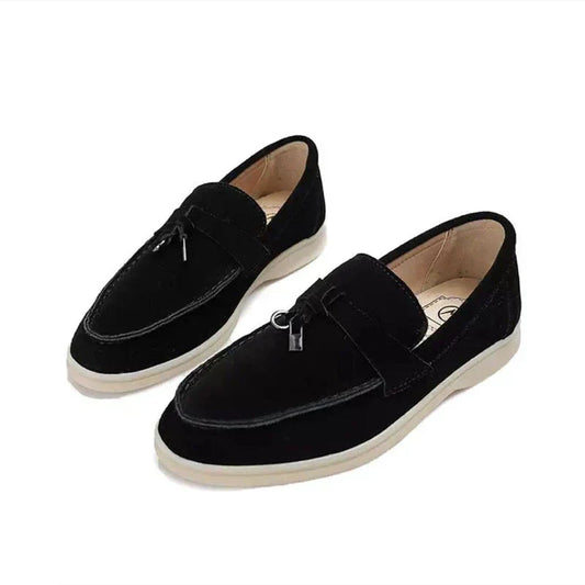 Dames Loafers met Elegant Slot Design