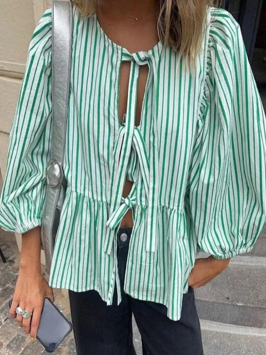 Dames Pofblouse Lange Mouwen - Elegant Rilley