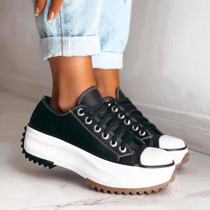Dames Sneakers met Dikke Zool - Trendy