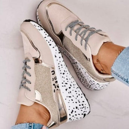 Dames Sneakers met Print en Comfortzool