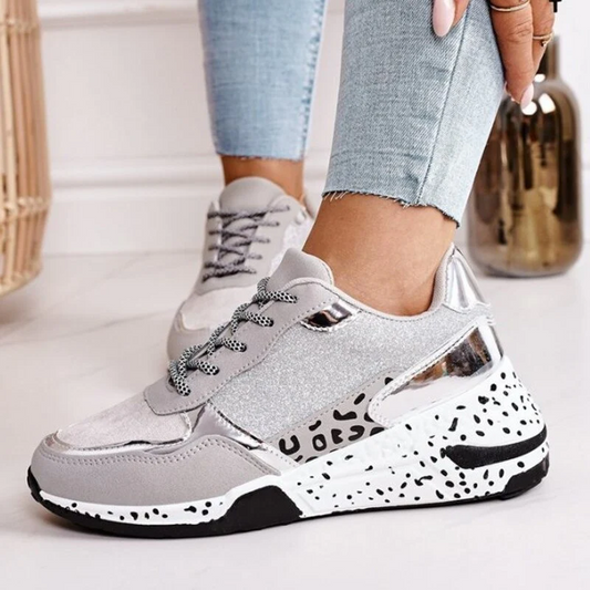 Dames Sneakers met Print en Comfortzool